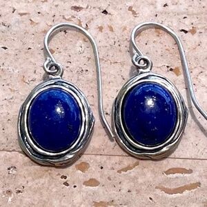 Or Paz Sterling Silver Earrings Lapis